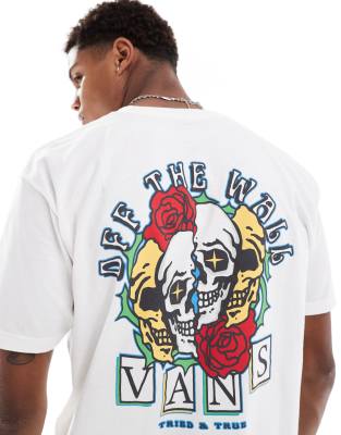 Vans T-shirt with back graphic in white | ASOS