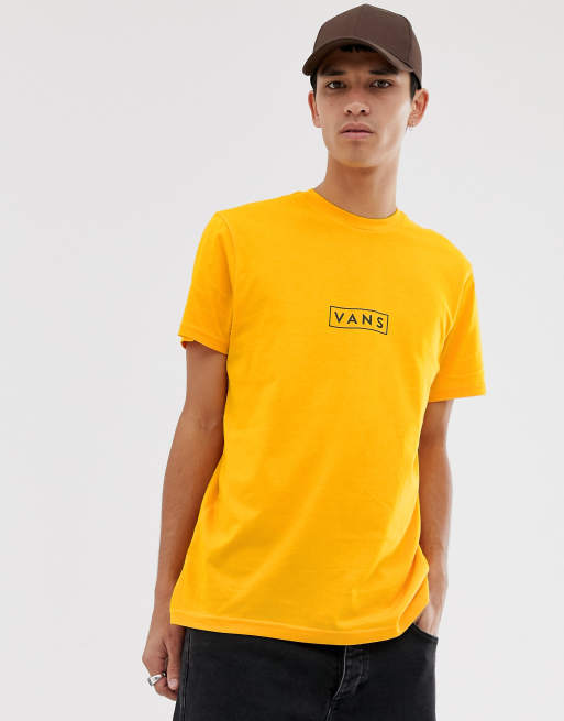 Vans t hot sale shirt yellow