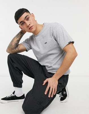 Vans t-shirt with small logo in grey | ASOS