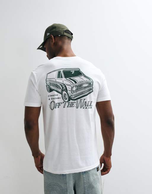 Vans Take a ride short sleeve t-shirt in white, 5 of 5