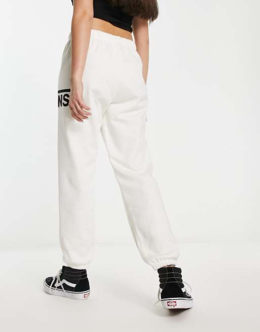 Vans take it easy joggers in off white ASOS