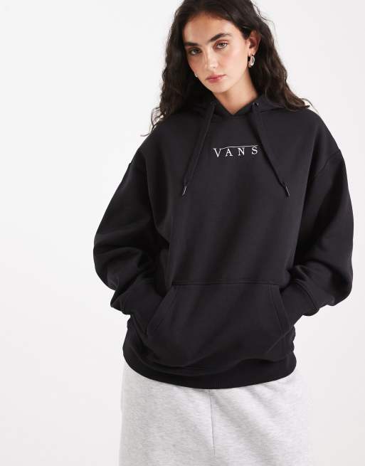 Vans Talk Talk Sweat à capuche oversize Noir ASOS