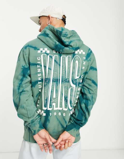 Tie dye hoodie vans clearance
