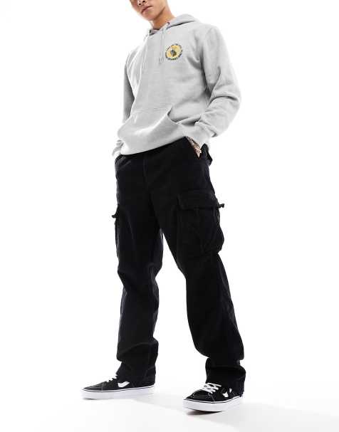 Men's Cargo Pants with Belt Black Bolf 2096 BLACK