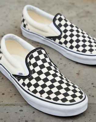 vans noir motif