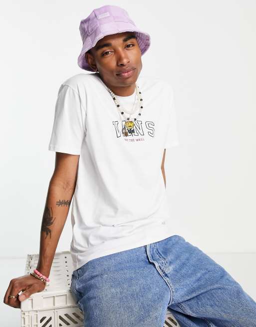 Vans terry cloth bucket hat in purple gingham | ASOS