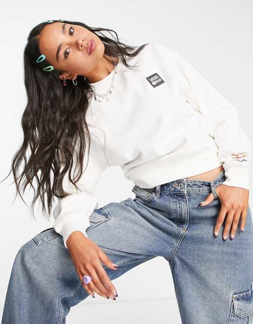Vans - Textured Waves - Fleece in gebroken wit 