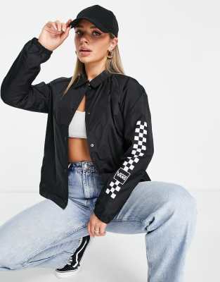 Vans Thanks Coach Mixed Up Fun jacket in black