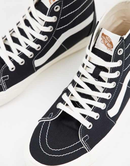 Vans sk8 hi outlet black and white