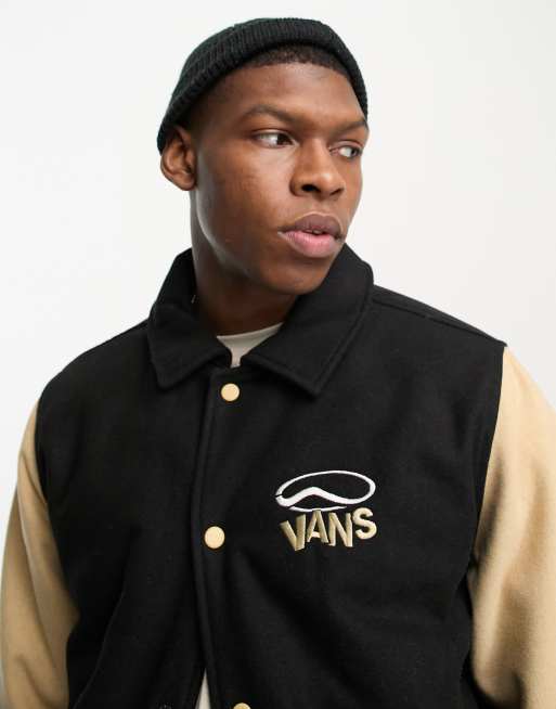 Vans jacket shop mens gold