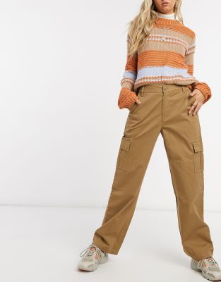 vans thread it cargo pant in brown