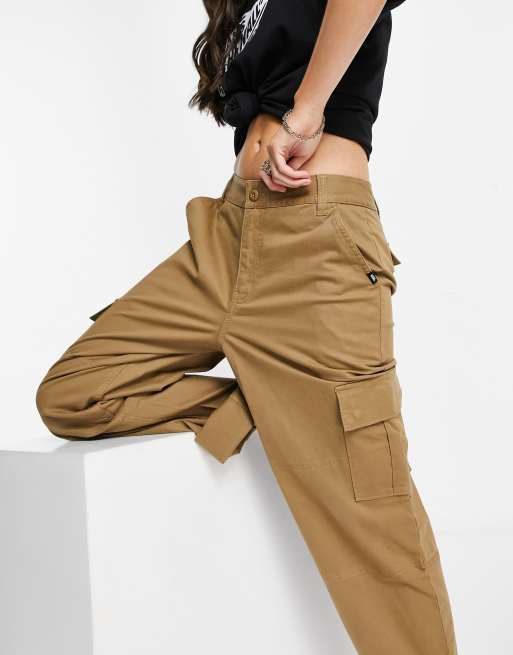 Vans pants shop womens Brown