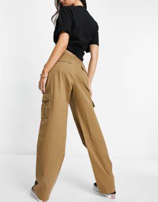 vans thread it cargo pant in brown