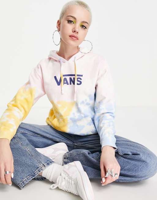 Vans tie-dye BFF hoodie in pink | ASOS