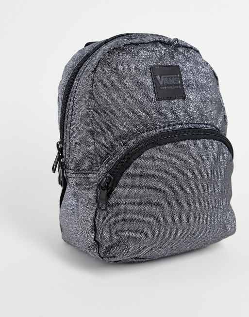 Vans – Tinsel Got This – Silverfärgad liten ryggsäck