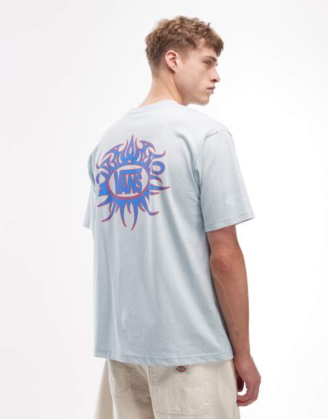 Vans Torched backprint t-shirt in blue - view 1
