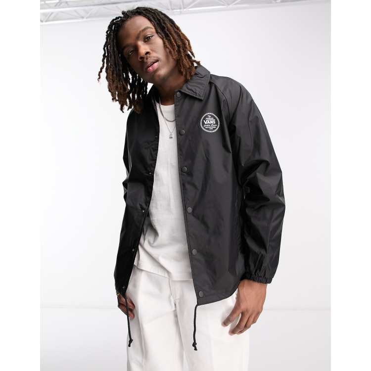 Vans Torrey coach jacket in black ASOS