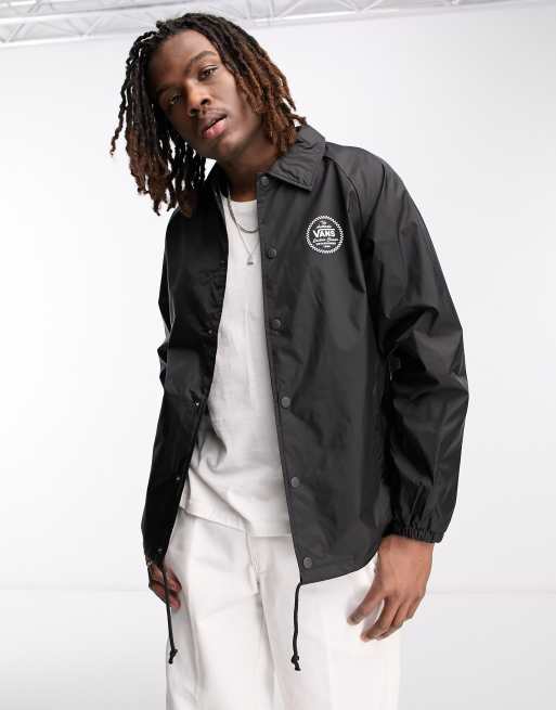 Nike Trend retro logo coach jacket in black