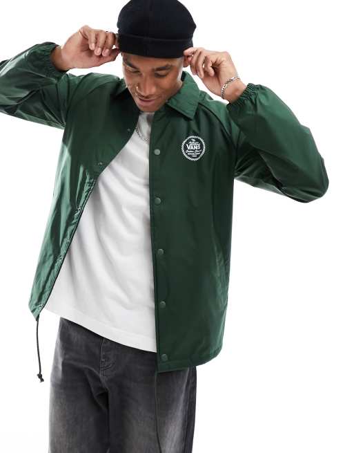 Vans windbreaker mens deals gold