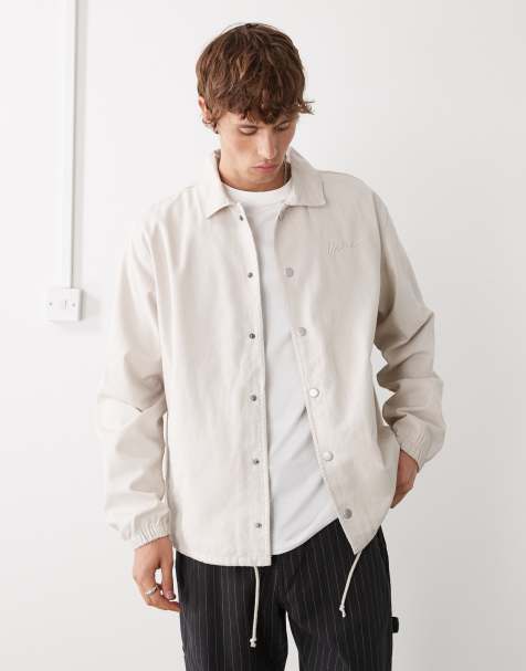 Vans - Torrey - Giacca coach in tela tortora tenue - view 1