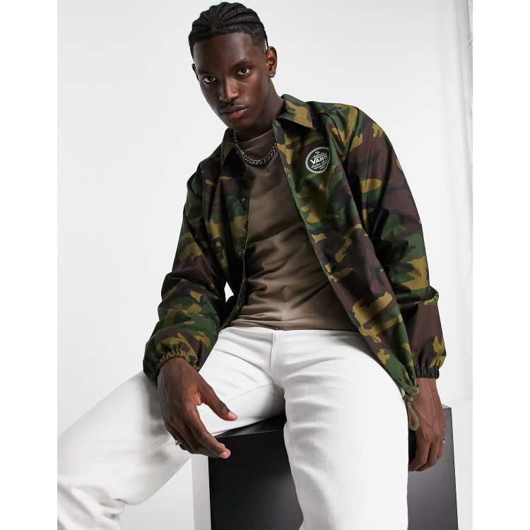 Camo vans jacket best sale