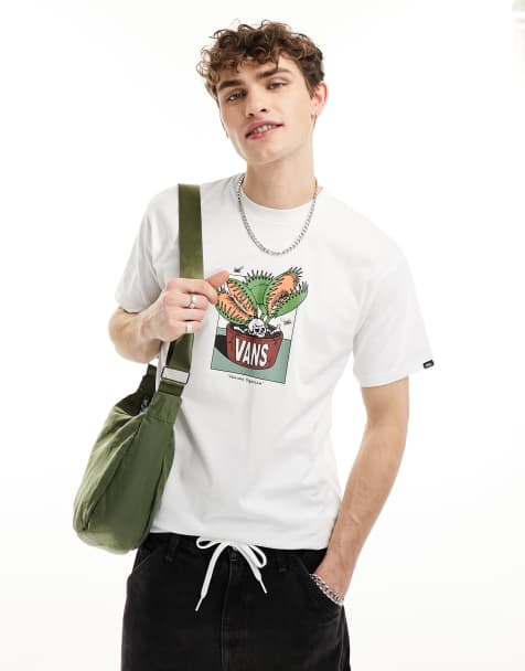 Vans trap planter t-shirt in white