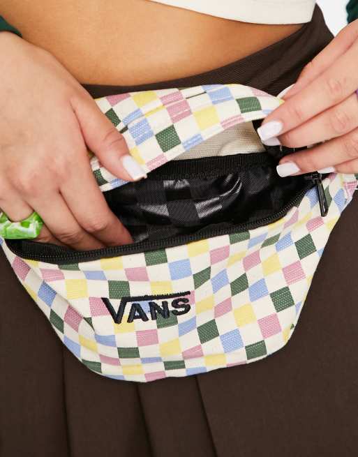 Checkered fanny store pack vans