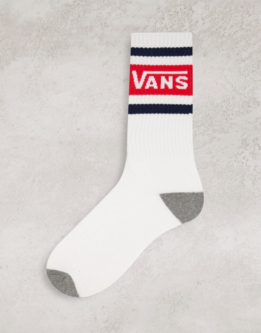 Vans Tribe crew socks in white