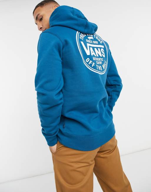 Vans Tried and True pullover hoodie in blue