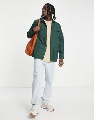Vans Trippy Outdoors utility shirt in green