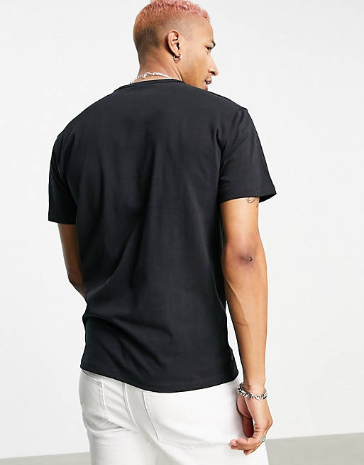 T-Shirts & Vests Vans Type Stack Off The Wall t-shirt in black 