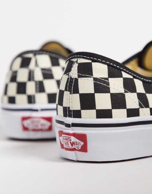 Vans discount carreaux noir