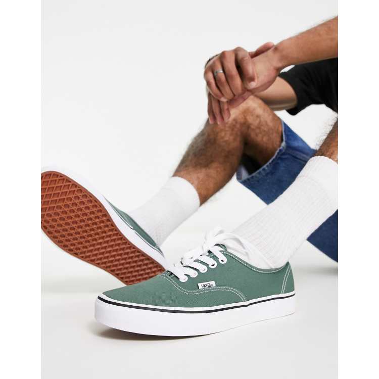 Vans authentic cheap dark green