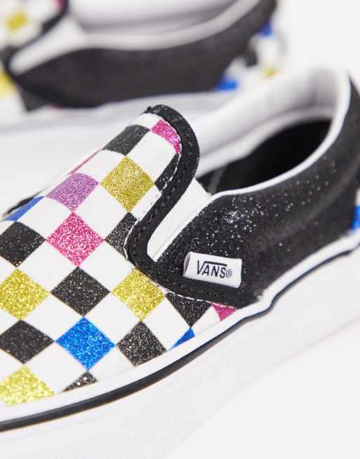 Vans paillettes multicolores sale