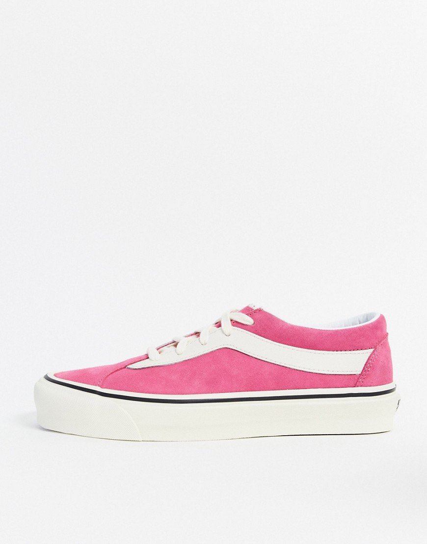 Vans - UA Bold NI - Sneakers rosa carminio e bianco scamosciato