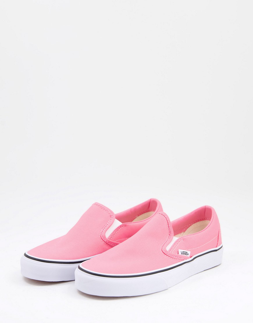 Vans UA Classic Slip on sneakers in pink