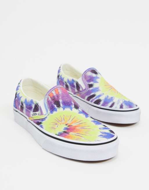 multicolor slip on sneakers
