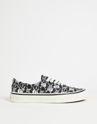 platform slip on vans checkered