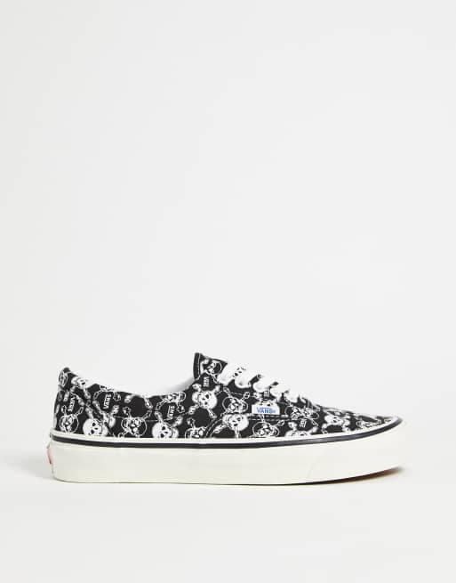 Vans UA Era 95 DX skull trainers in black and white | ASOS