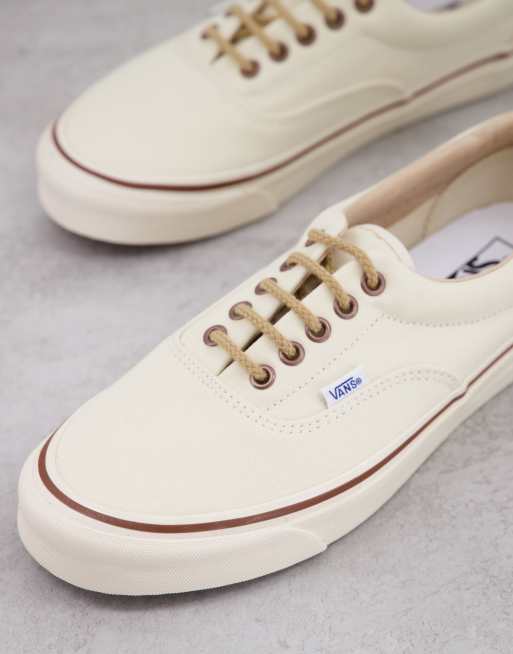 Vans white 2025 and tan