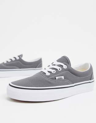 vans era pewter true white