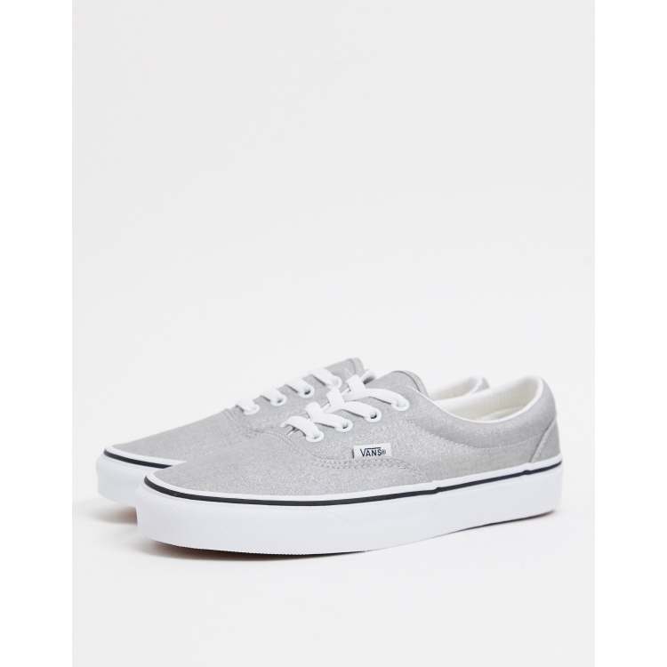 Vans era on sale mens Silver