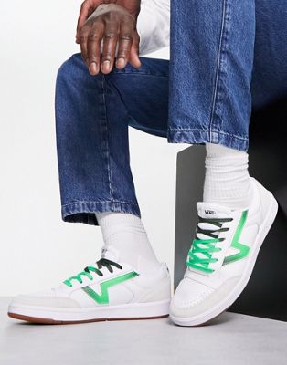 Vans UA lowland cc trainers in white with ombre side stripe - ASOS Price Checker