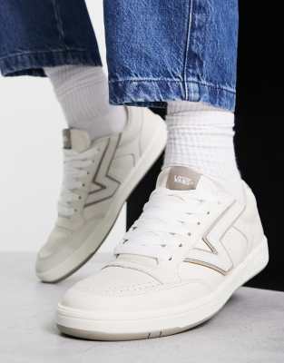 Vans UA Lowland sneakers in white  - ASOS Price Checker