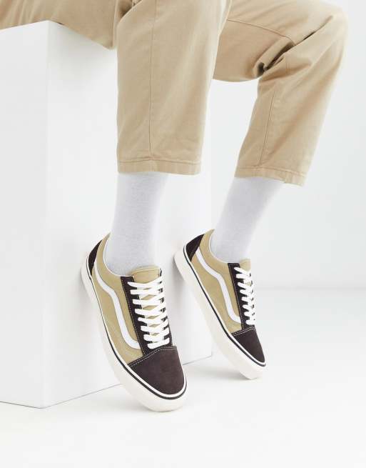 Vans UA Old Skool DX sneakers in brown | ASOS