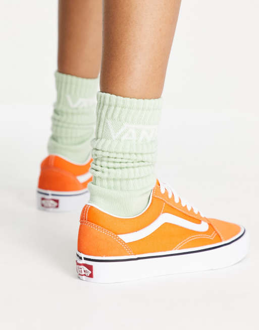 Vans old cheap skool arancioni