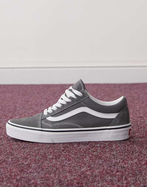 Vans UA Old Skool sneakers in gray and white, 5 of 5