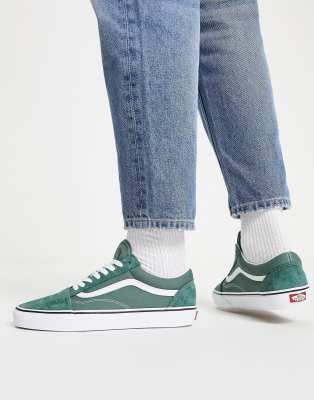 vans old skool verde scuro