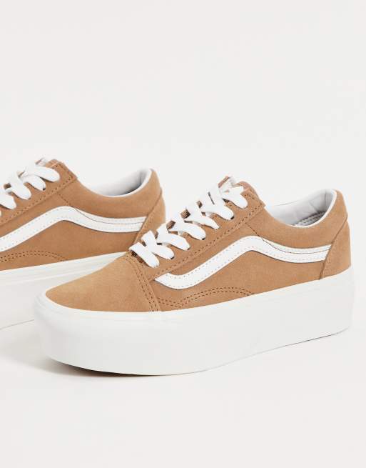 vans old skool bleu et noir femme