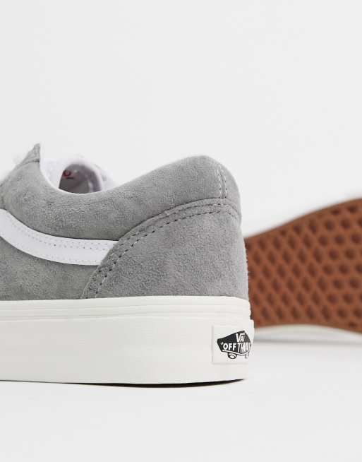 Vans old skool daim gris new arrivals